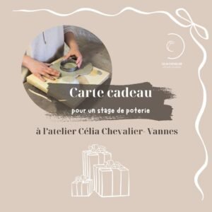 Carte Cadeau atelier poterie