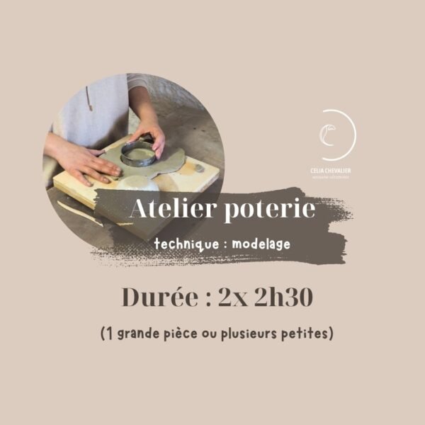 Copie de Durée 3h Stage modelage long 5h