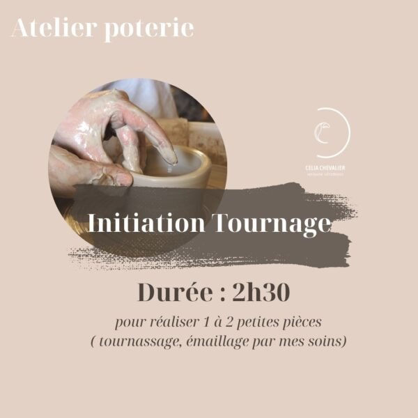Atelier Initiation au Tournage — Poterie à Vannes (2h30)